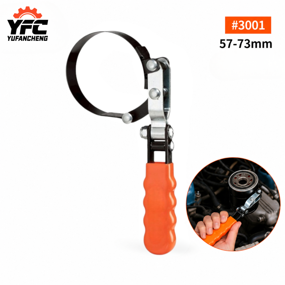 YFC #3001 oil filter wrench with orange handle