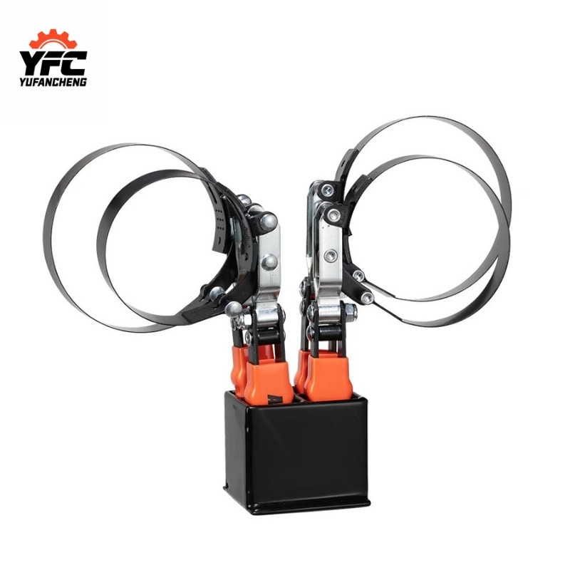 YFC #3110 four-piece oil filter wrench set with holder